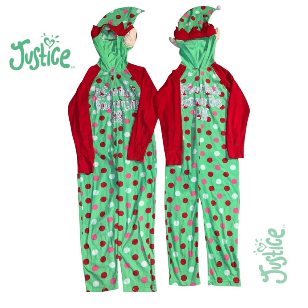 Bundle of 2 Justice Elf Holiday PJ’s